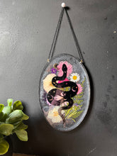 Load image into Gallery viewer, Serpent in Bloom wall hanging