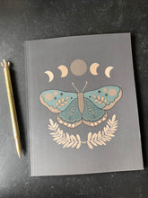 Load image into Gallery viewer, Mystic Moth notebook