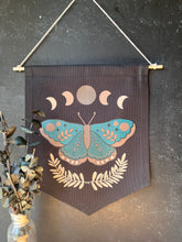 Load image into Gallery viewer, Nessa moth wall pennant