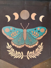Load image into Gallery viewer, Nessa moth wall pennant