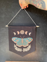 Load image into Gallery viewer, Nessa moth wall pennant