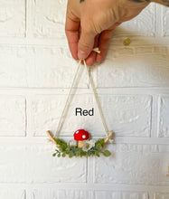 Load image into Gallery viewer, Mini mushroom hanging