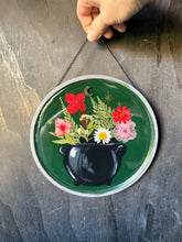 Load image into Gallery viewer, Cauldron of Blooms wall hanging
