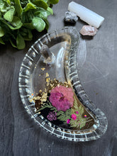 Load image into Gallery viewer, Smokey Quartz moon trinket tray
