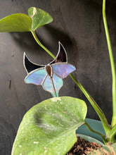 Load image into Gallery viewer, Holographic moth plant stake
