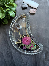 Load image into Gallery viewer, Smokey Quartz moon trinket tray
