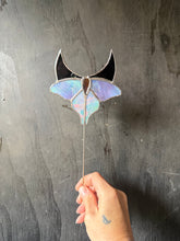 Load image into Gallery viewer, Holographic moth plant stake
