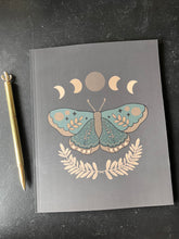 Load image into Gallery viewer, Mystic Moth notebook
