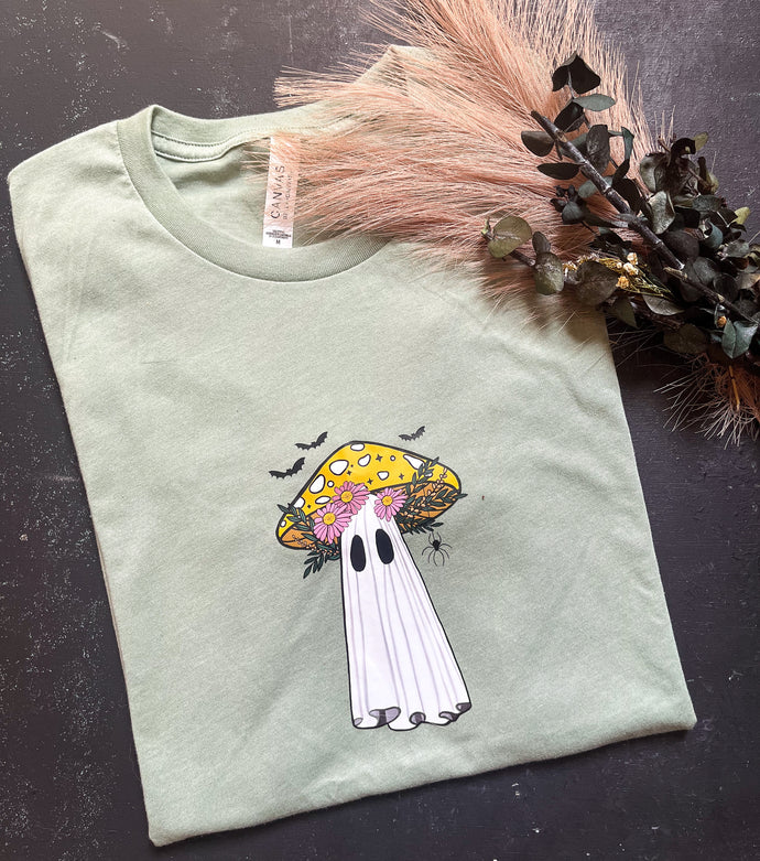 Ghost with shroom hat-Shirt