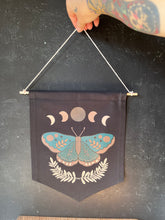 Load image into Gallery viewer, Nessa moth wall pennant

